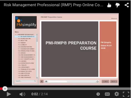PMI-RMP Trainingsunterlagen | Maxtic